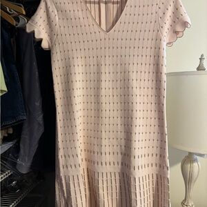 Ted Baker Elegant Pink Scalloped Dress